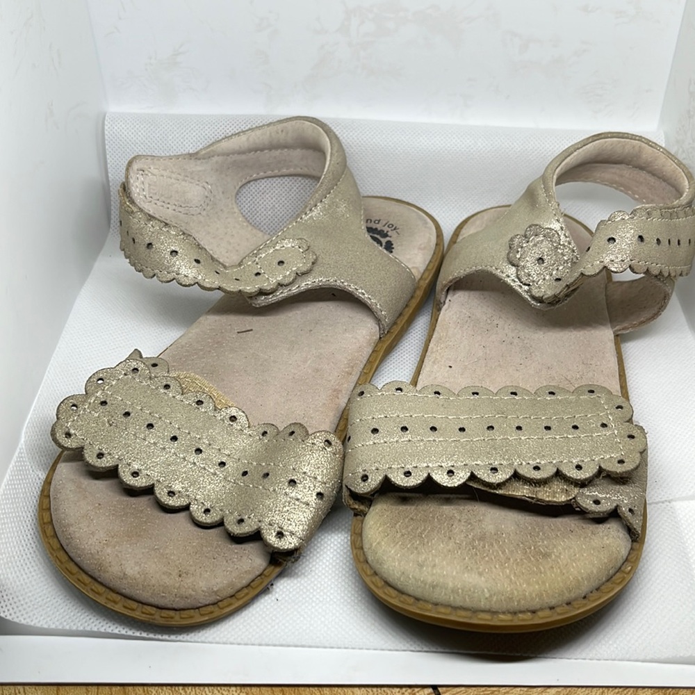 Livie & Luca Gold tone sandals